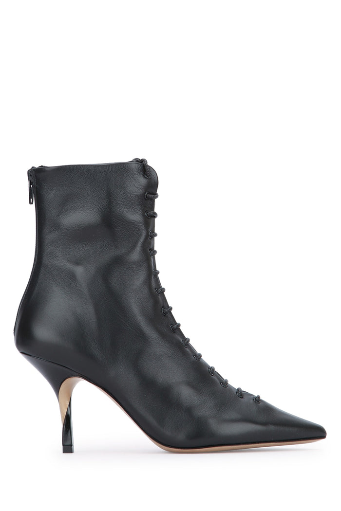 Les Bottines Tourni Lacet Black Stivali