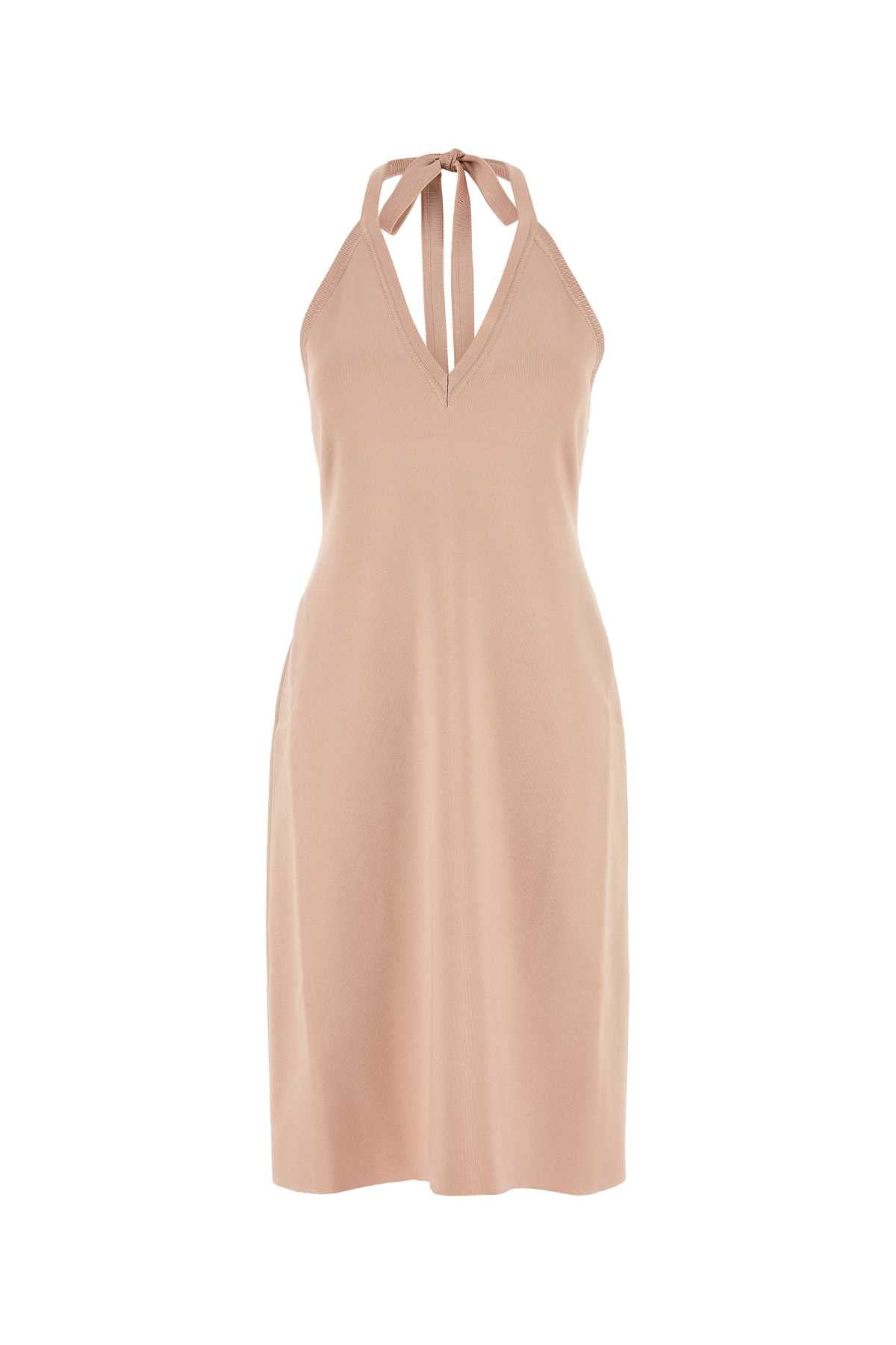 Pink Stretch Viscose Blend Dress Ballet Abiti