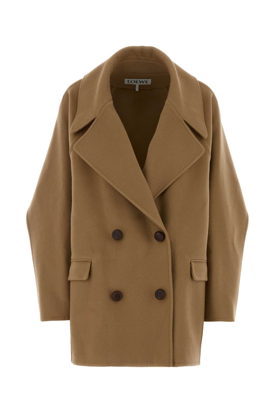 Loewe Coat 100% Wool coat in camel
