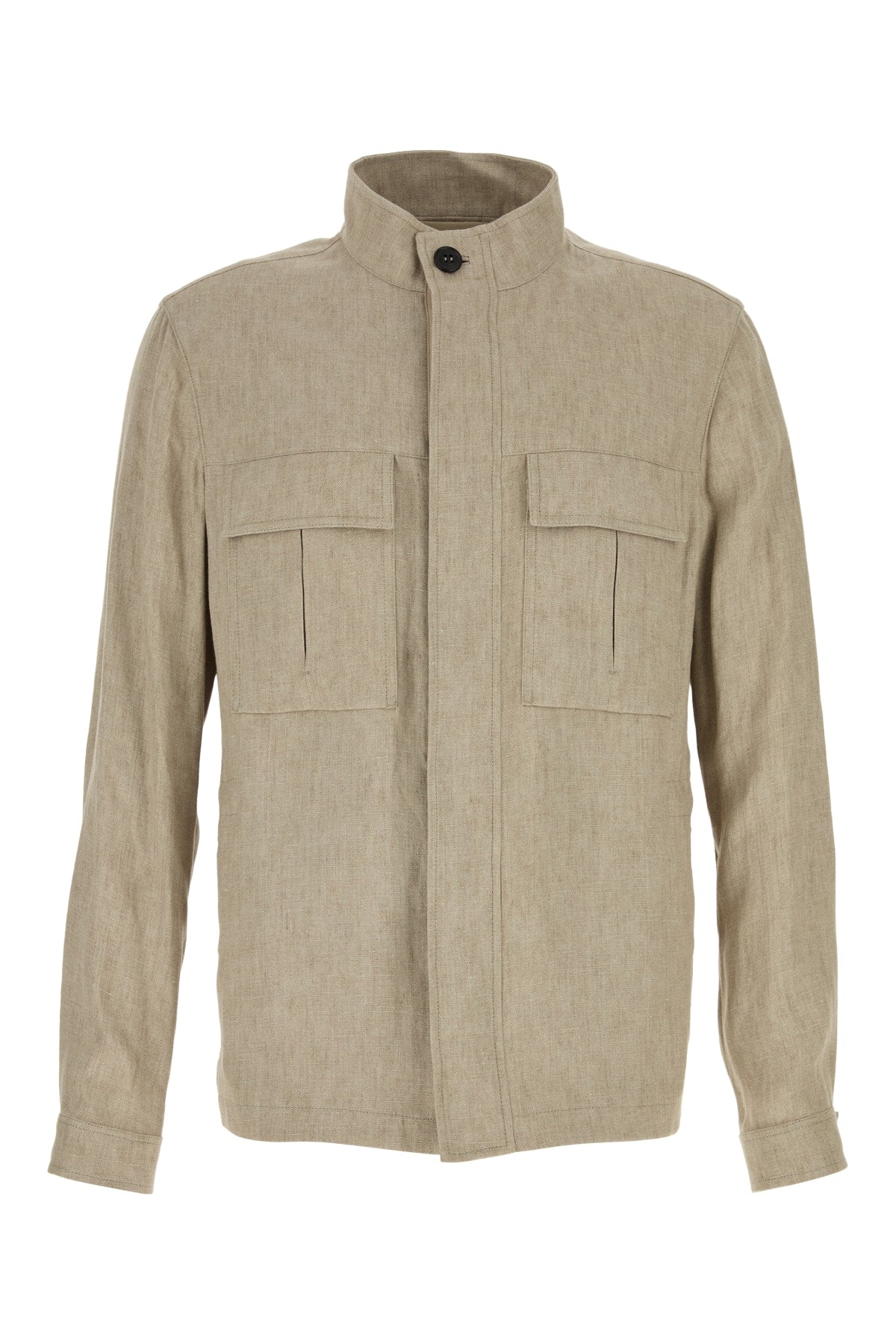 Over Jacket Midbrownsolid Giacche E Gilet