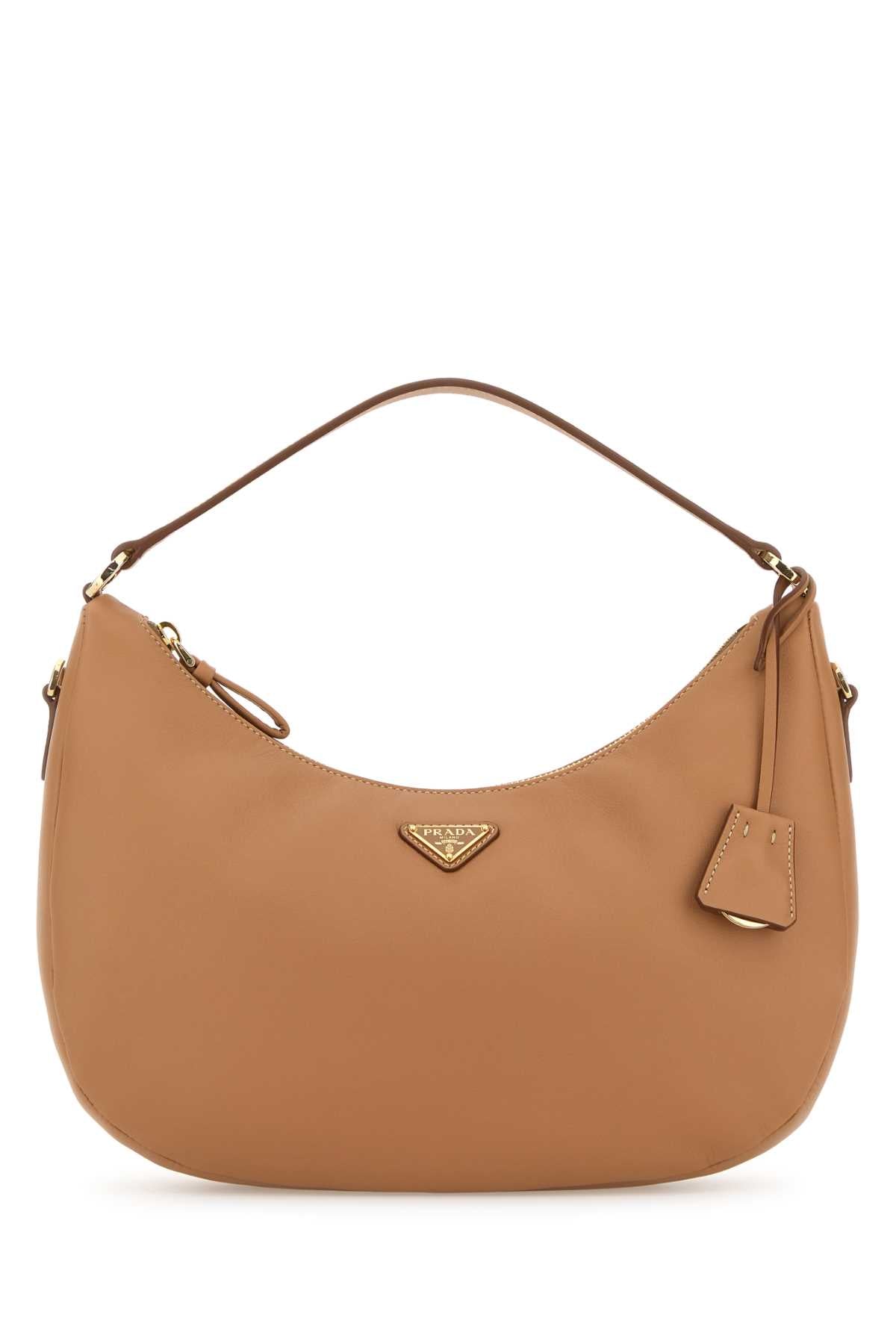 Camel Leather Handbag Naturale Borse A Mano