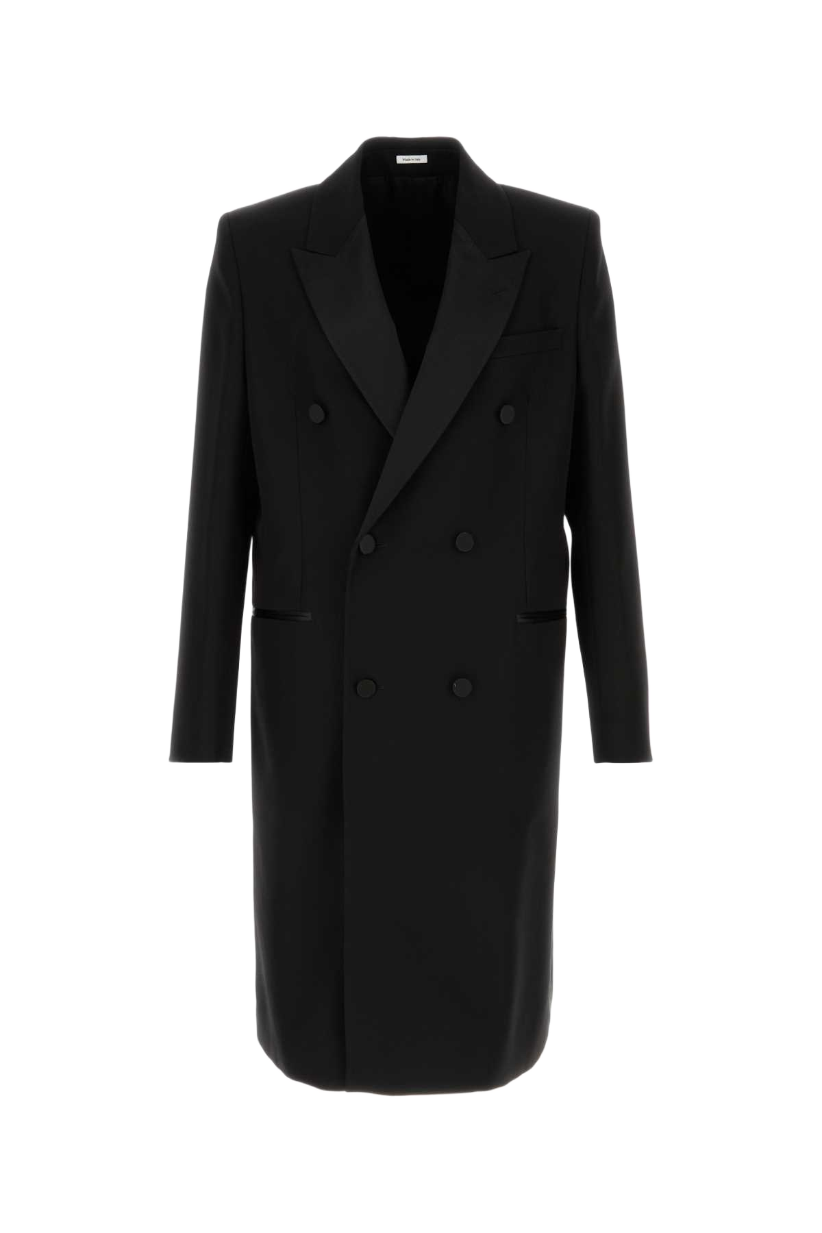Black Wool Coat Cappotti