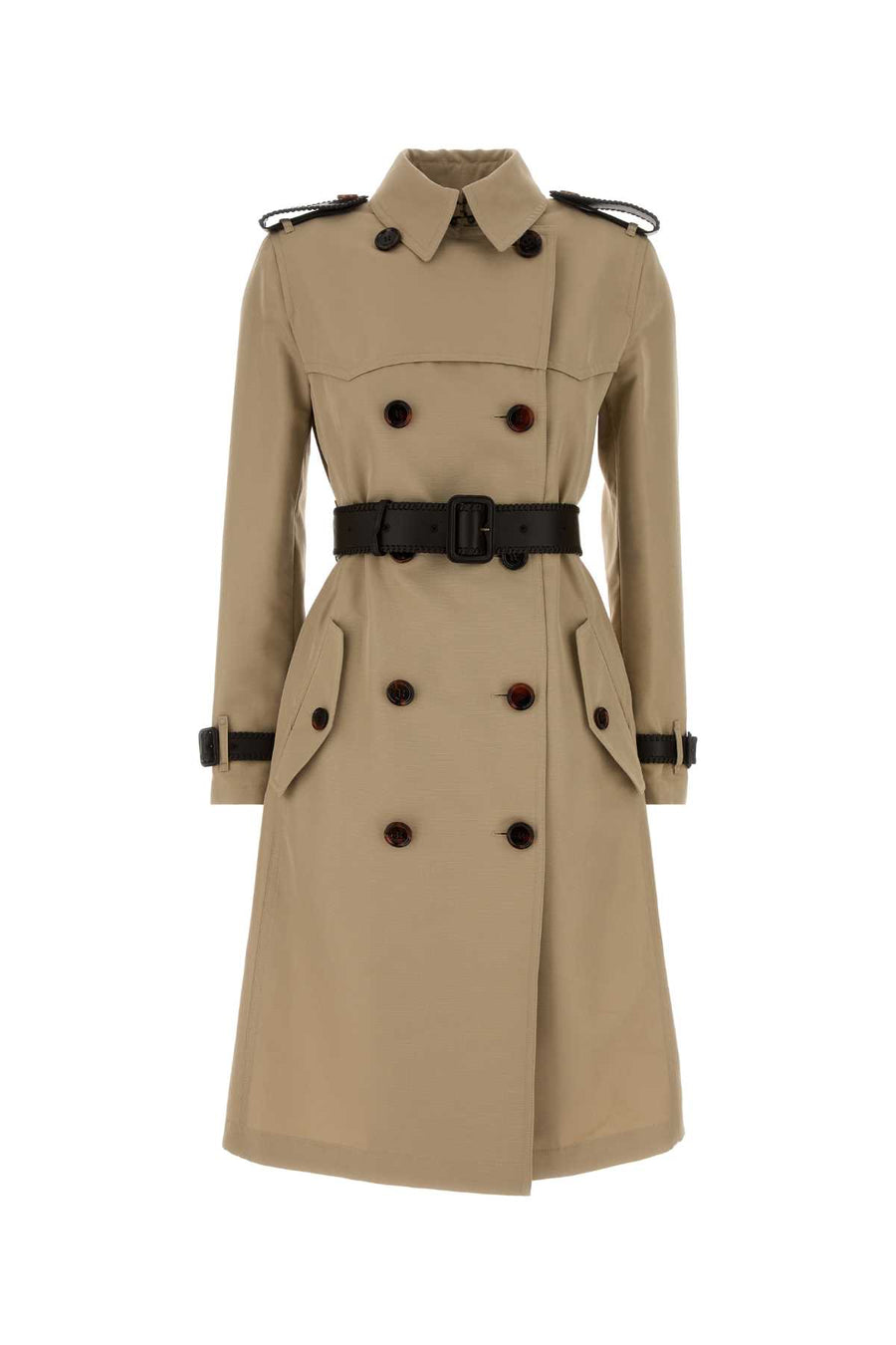Burberry Coats 60% Silk trench coat in beige