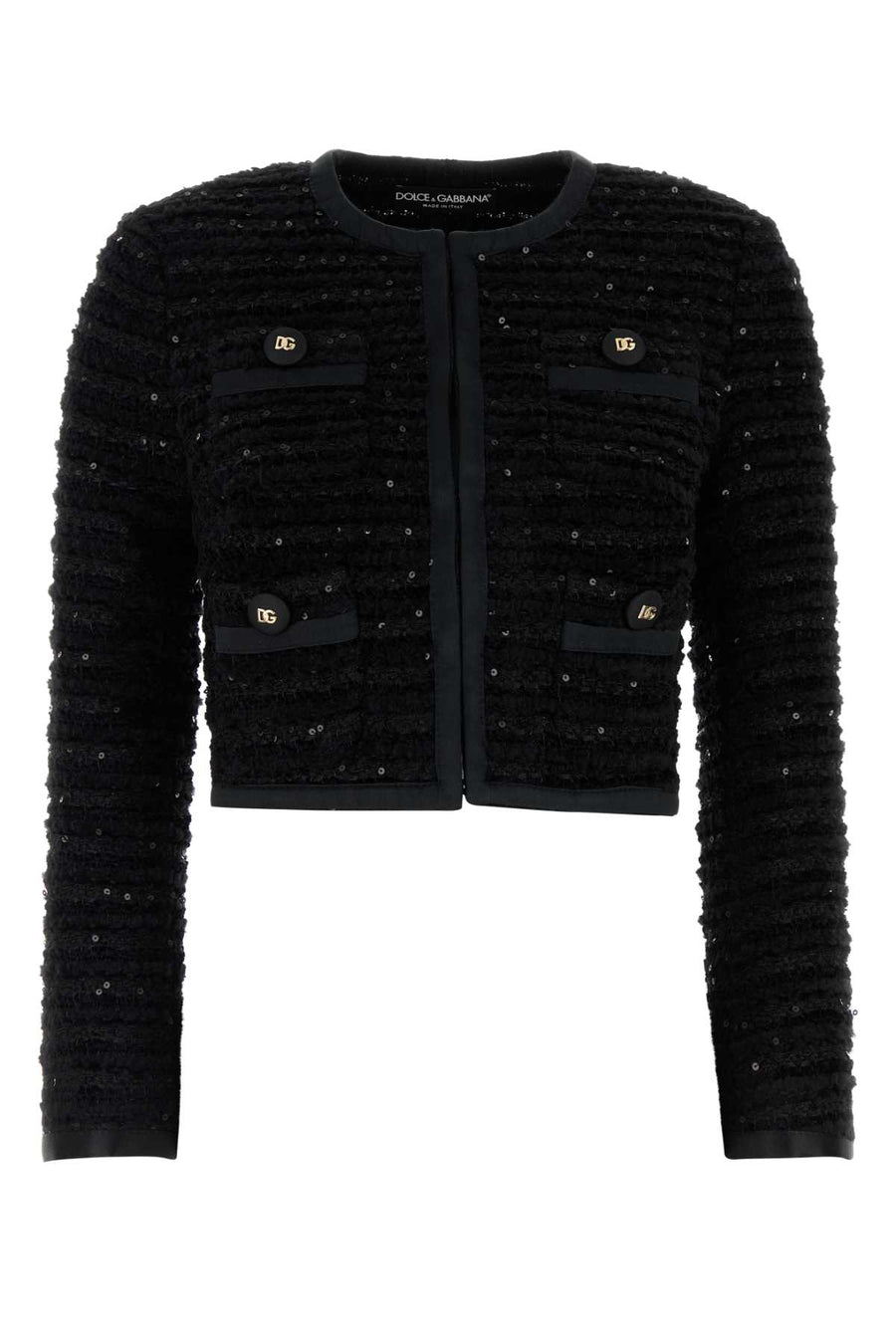 Dolce & Gabbana Exterior: 30% Viscose blazer in black
