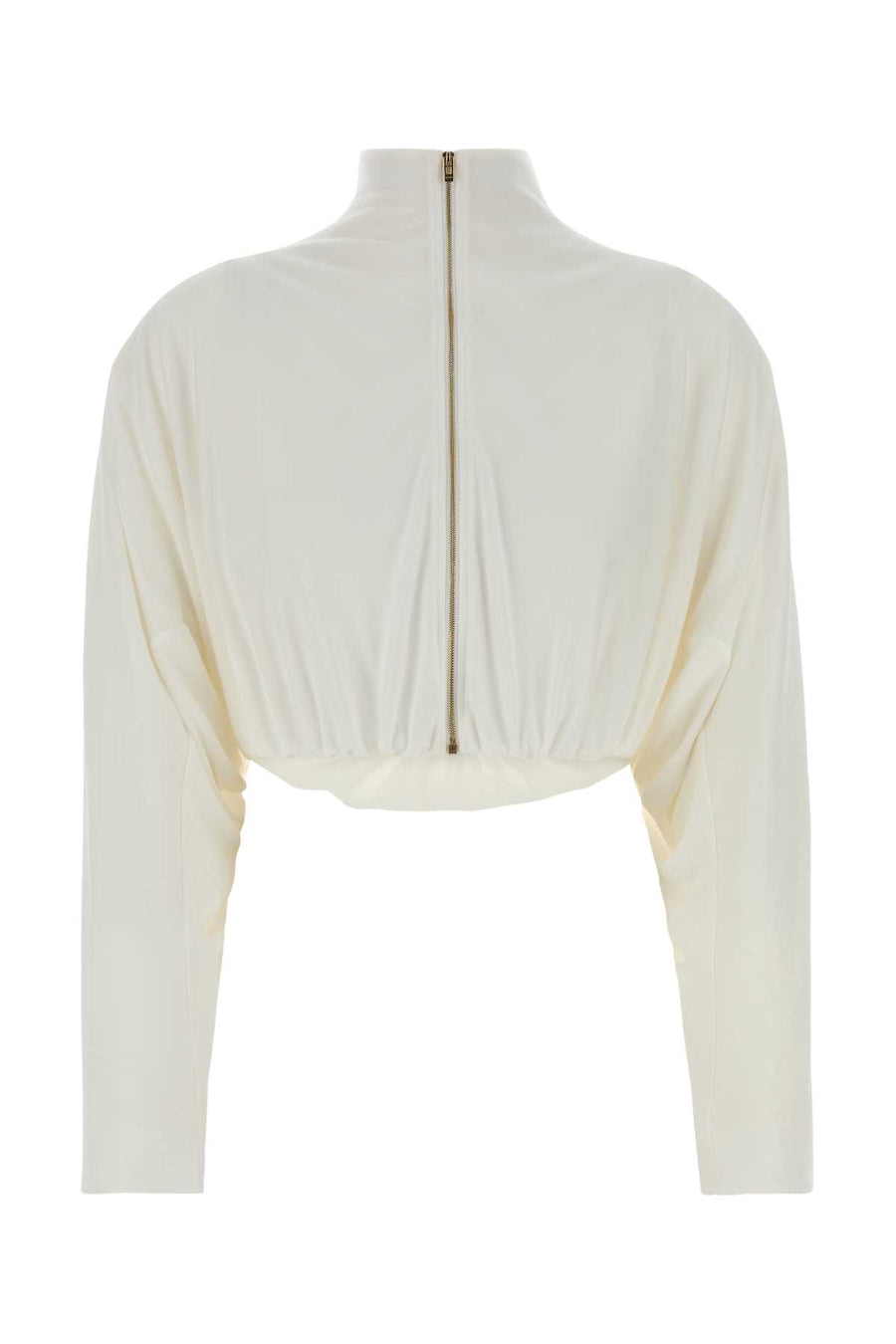White Viscose Blend Jacket Blanc Giubbini