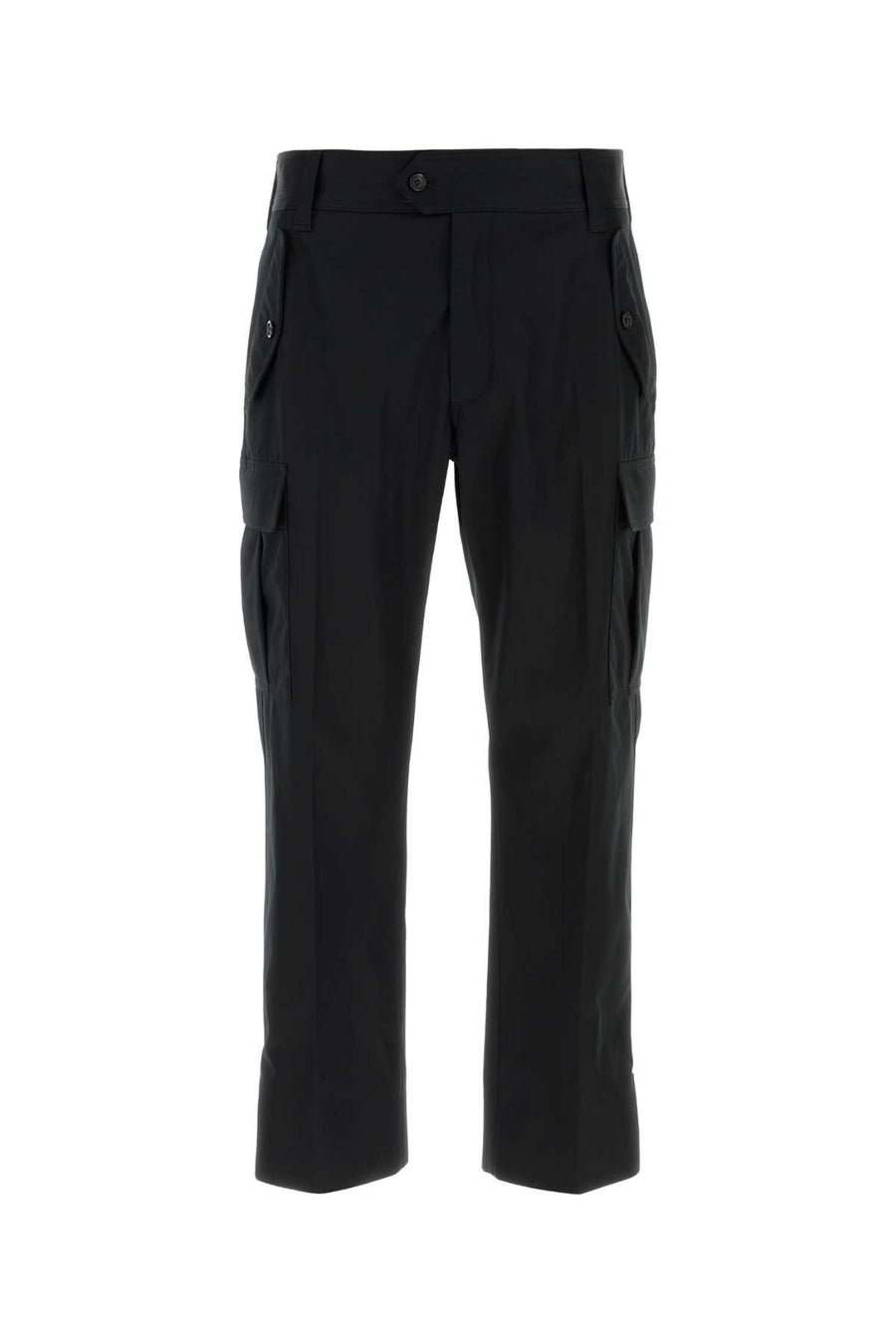 Alexander McQueen Cargo 100% Cotton cargo pant in black