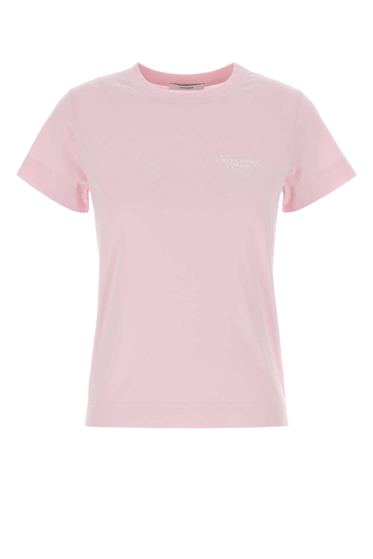 Pink Cotton T-Shirt Lightpink Exterior: Coton