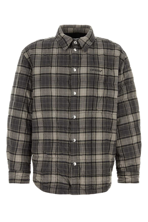 Off-White Exterior: 100% Cotton; Lining: 100% Polyester shirt in gray