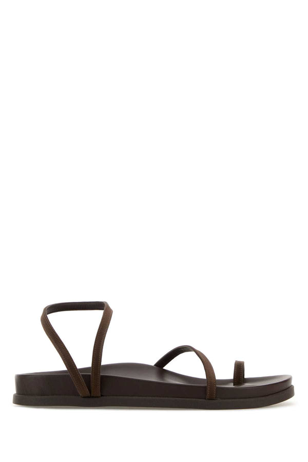 Ancient Greek Exterior: 100% Fabric sandal in brown