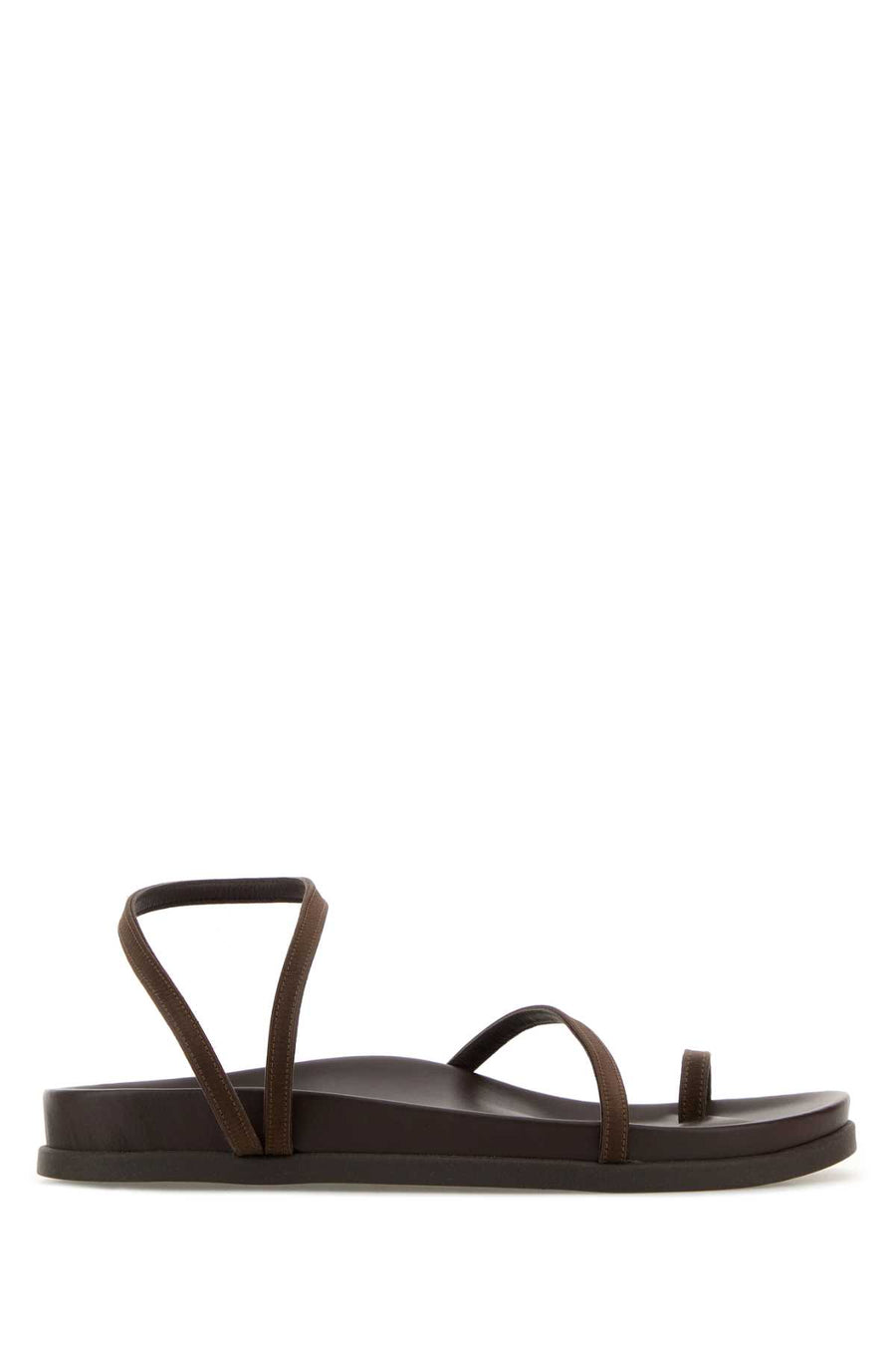 Ancient Greek Exterior: 100% Fabric sandal in brown