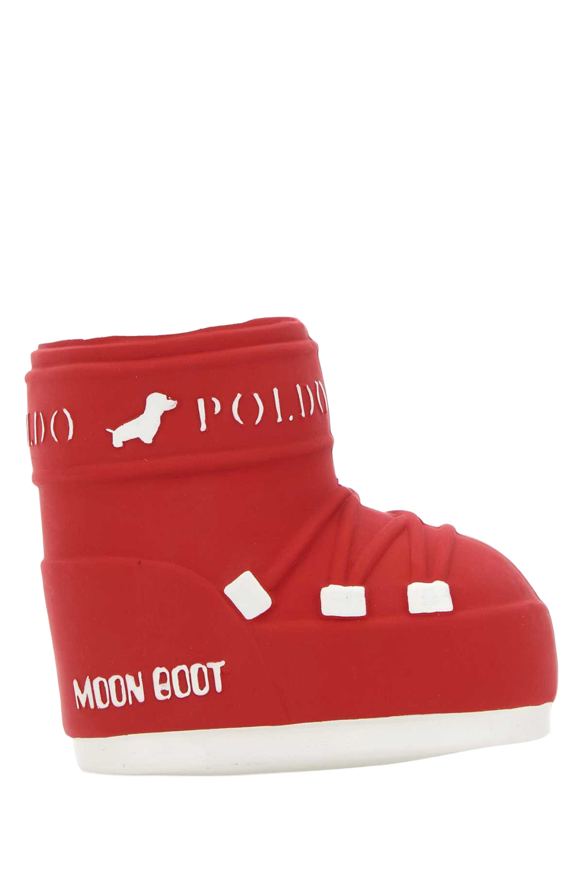 Red Rubber Poldo Dog Couture X Moonboot Dogs Toy Exterior: Extra-accessori