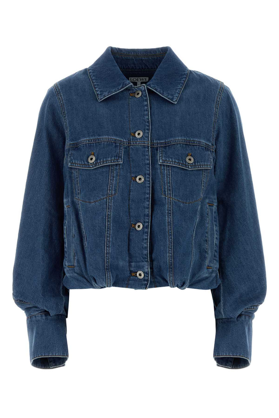 Loewe Lightblue Exterior: 100% Cotton; Lining: 65% Polyester jacket in blue