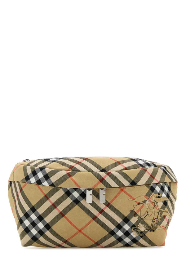 Burberry 92% Polyester clutch in beige