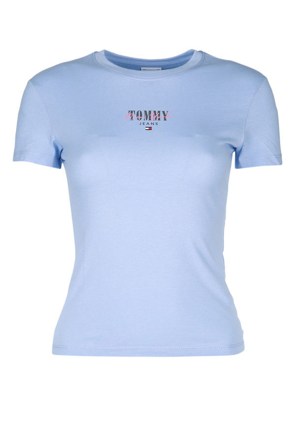 Tommy Hilfiger Jeans Transitional cotton / in-conversion (60%) t-shirt in blue