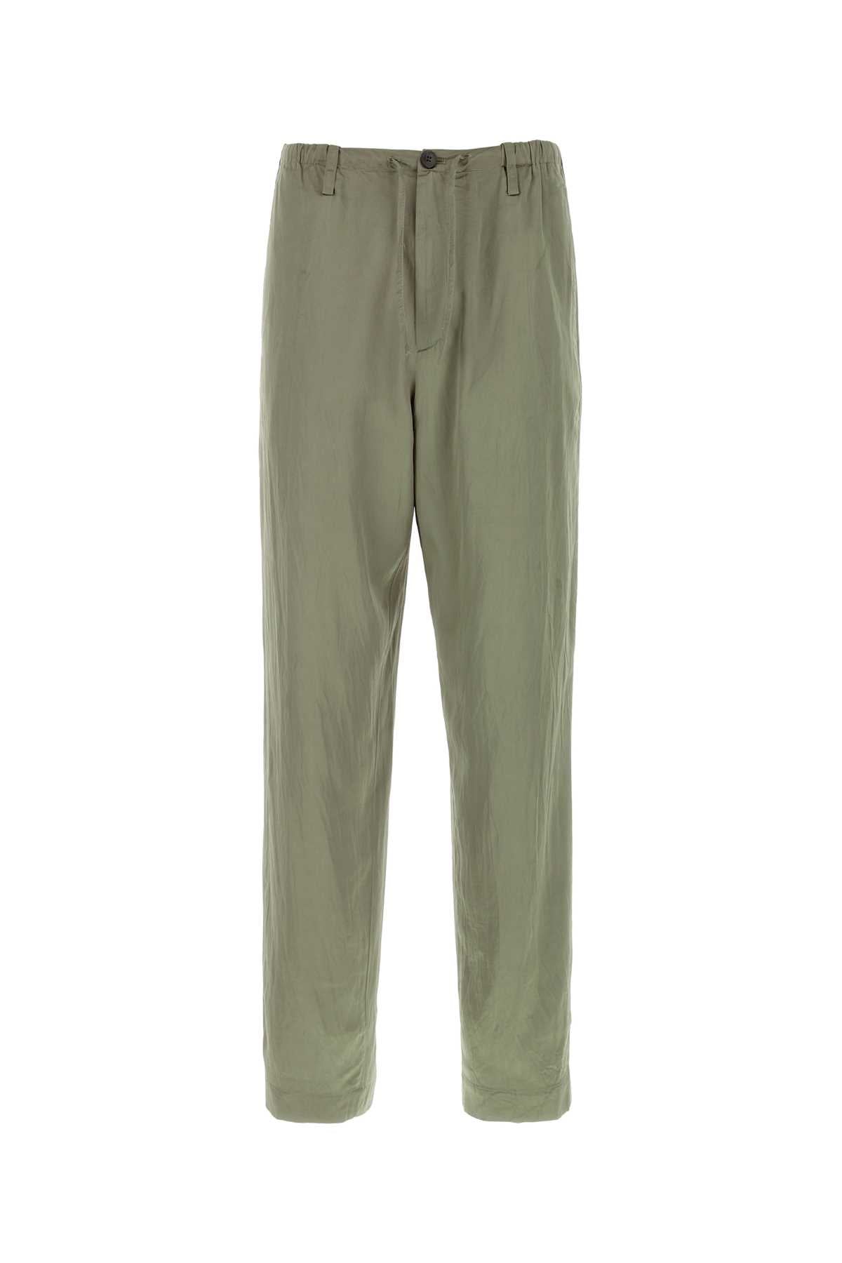 Sage Green Satin Penny Pant Mint Cv Co Pantaloni