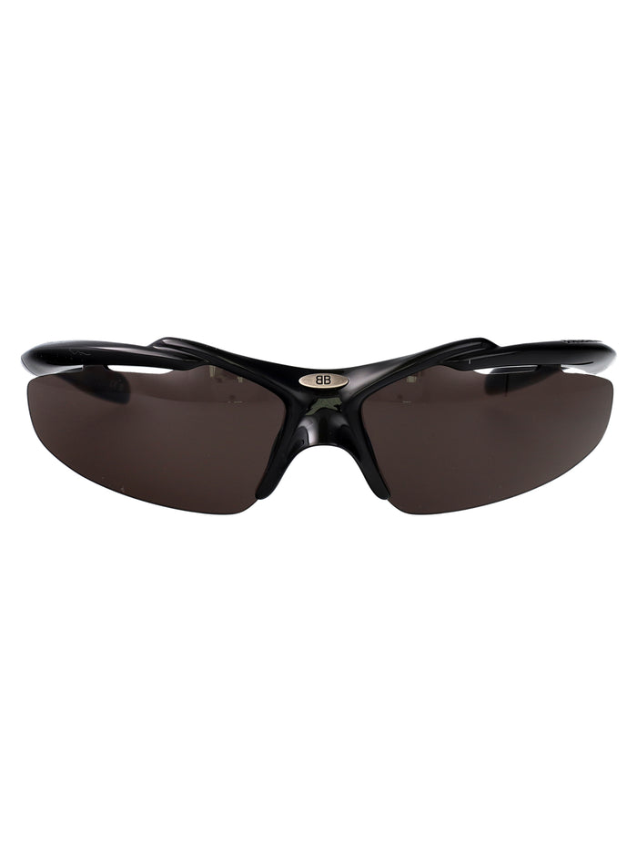 Bb0464s Black-black-grey Injected Sunglasses
