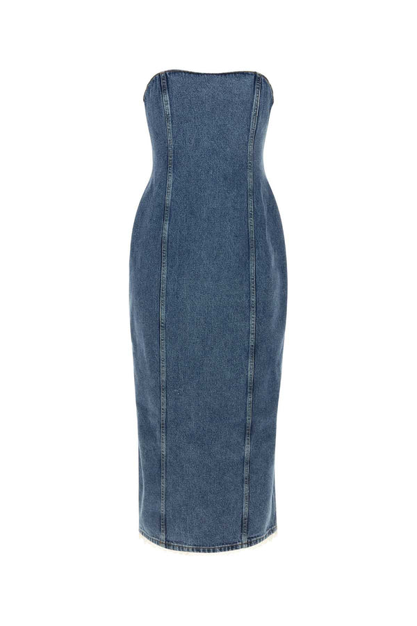Magda Butrym Darkblue 100% Cotton dress in blue