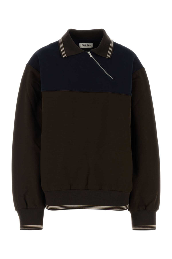 Miu Miu Viscose 85% sweatshirt in multicolor