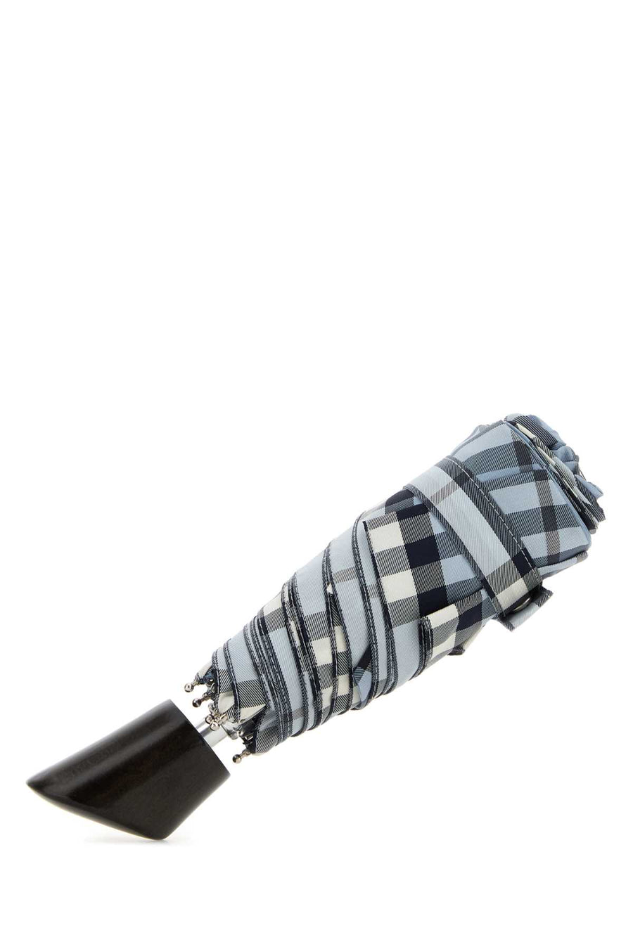 Burberry Check 100% polyester exclusive of coating umbrella in gray