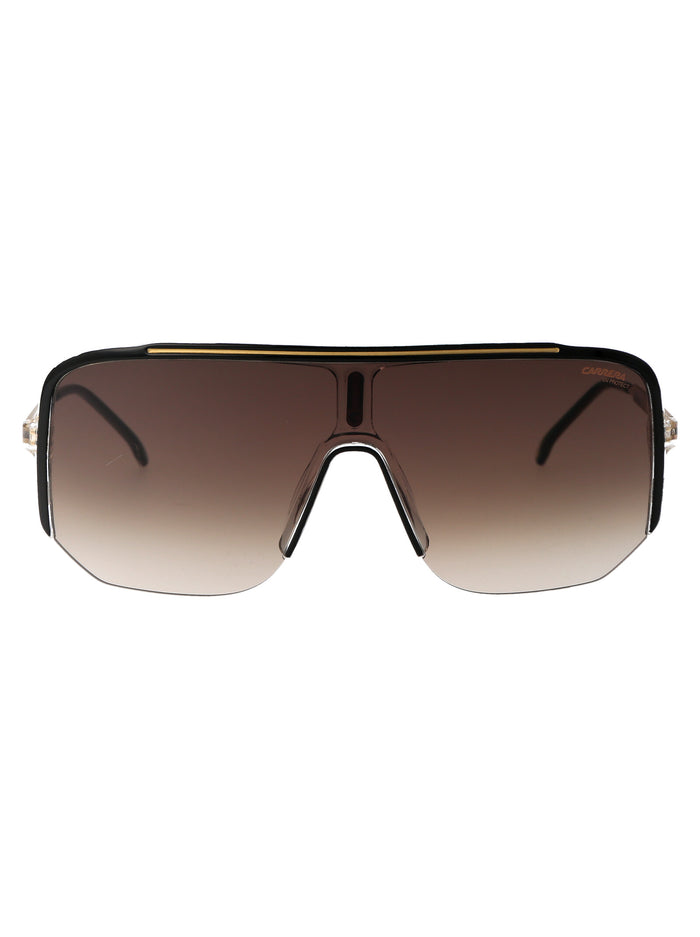 Black Gold Polyamide Inj-gril. Sunglasses