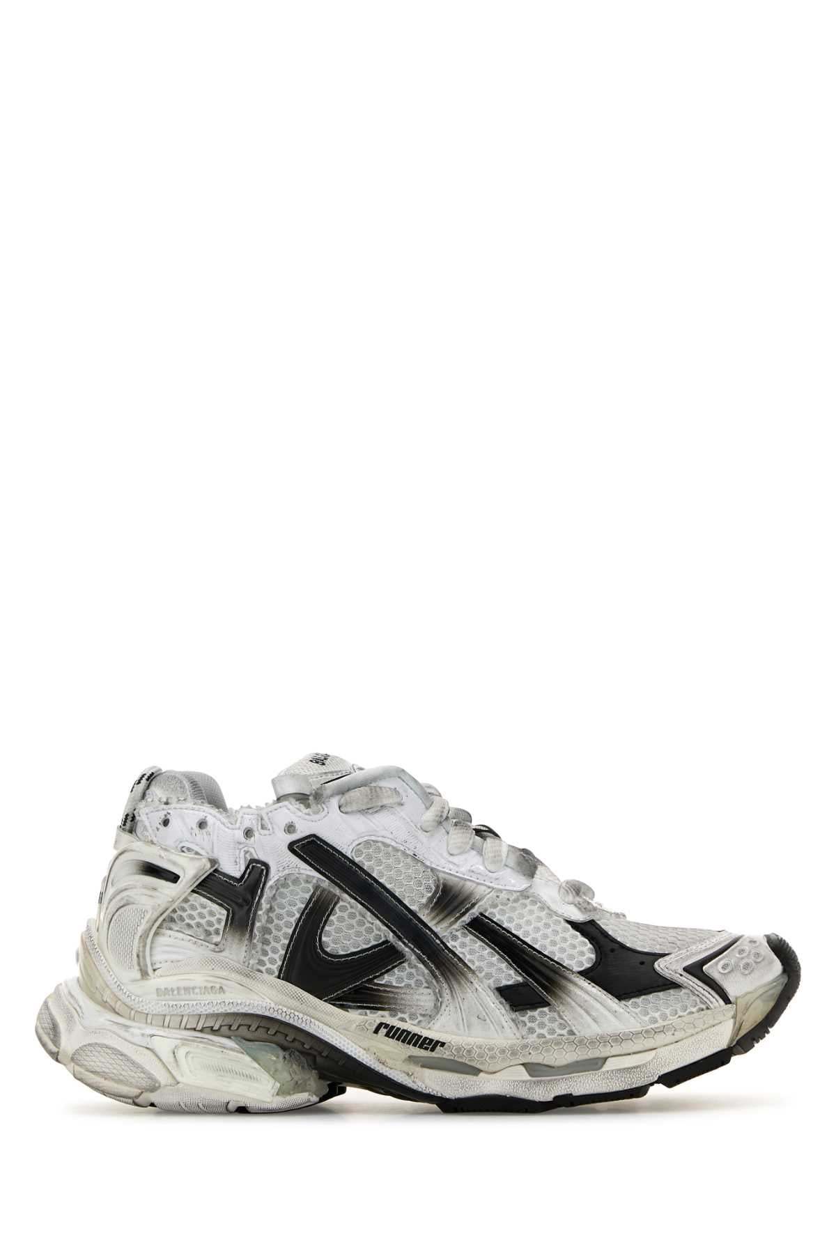 Multicolor Runner Sneakers Whiteblack