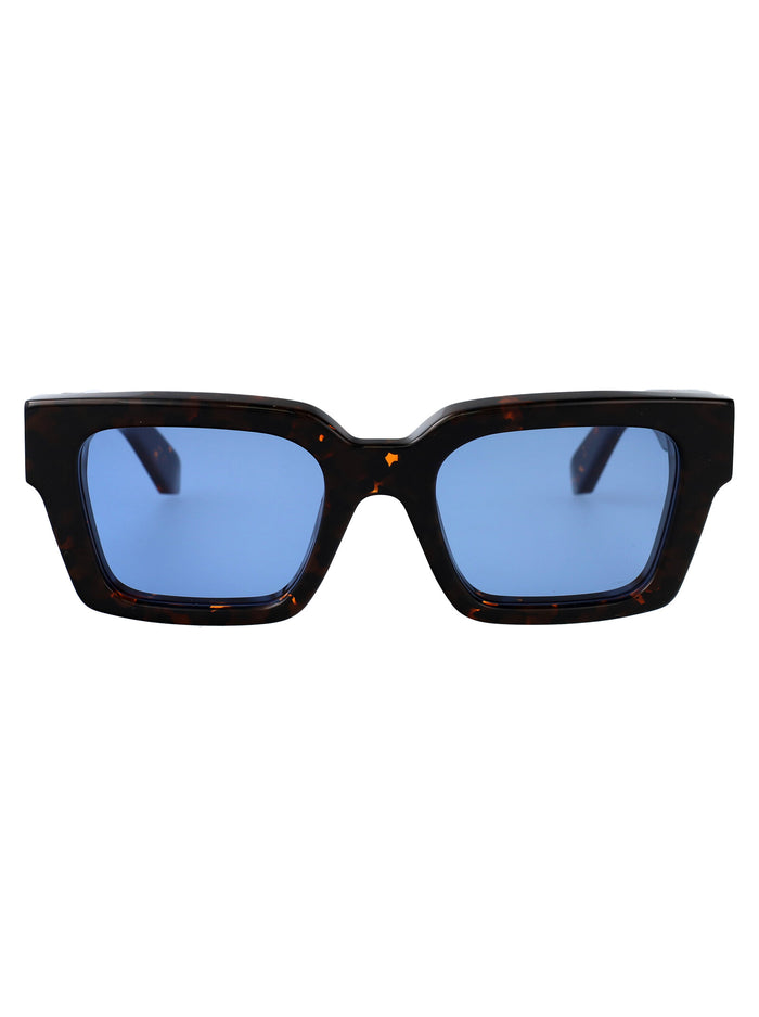 Virgil L Havana Blue Acetate Sunglasses