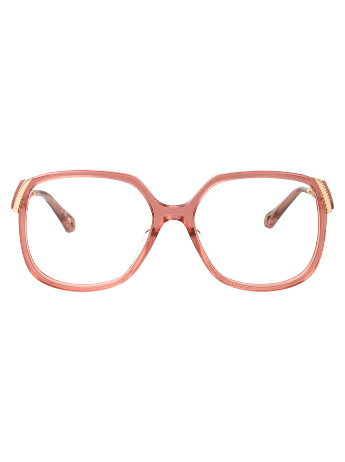 Ch0287o 009 Brown-gold-transparent Acetate Optical