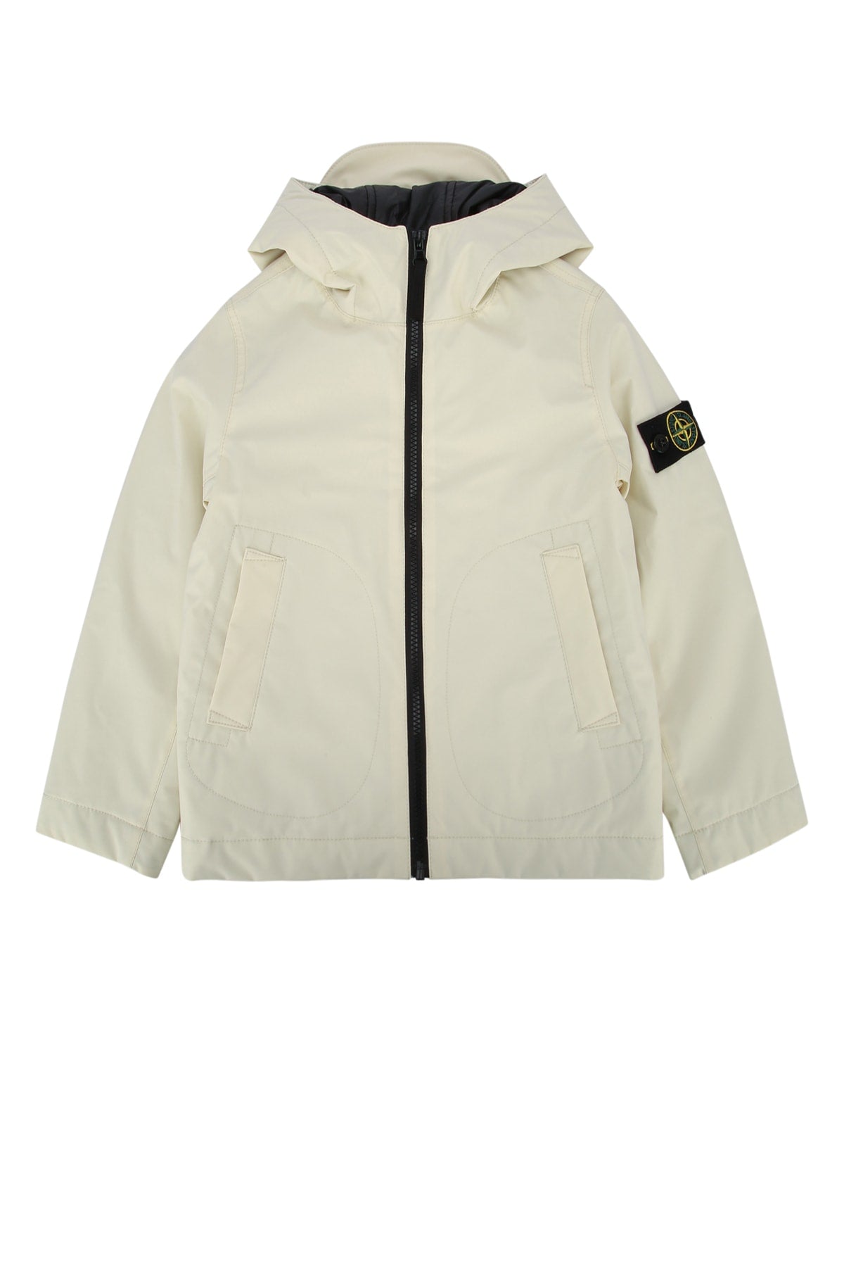 Short Parka Ivory Giubbini