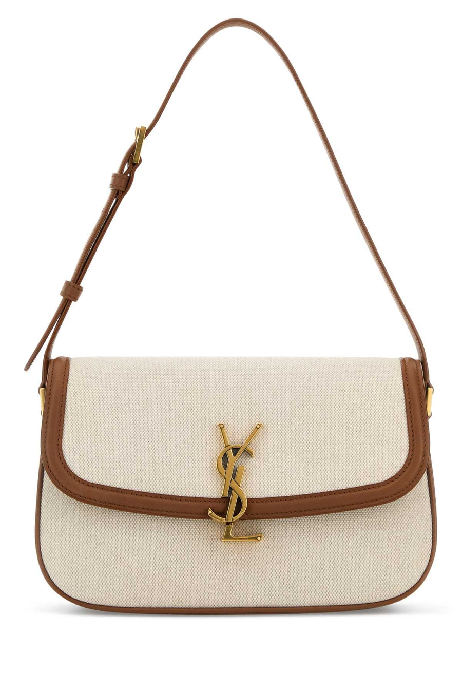 Saint Laurent Solf Exterior: 100% Fabric shoulder bag in beige