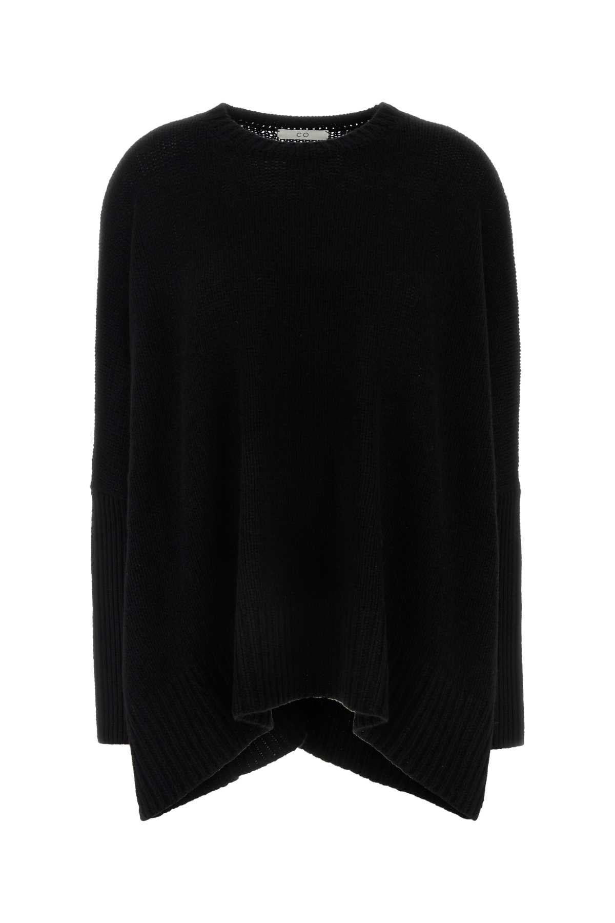 Black Cashmere Oversize Sweater Exterior: Maglieria