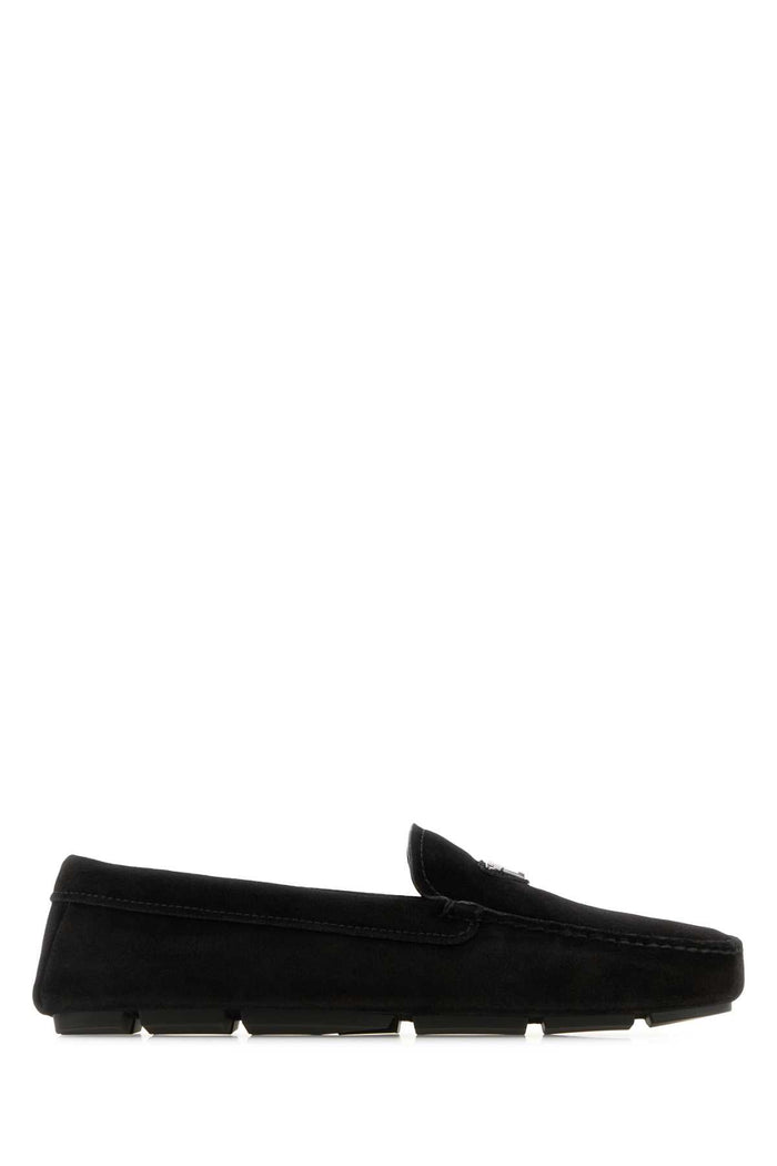 Black Suede Loafers Nero Mocassini