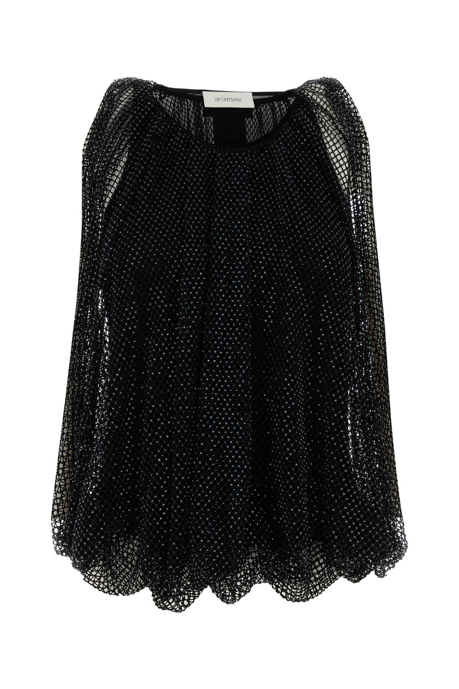Sportmax Exterior: 95% Polyester 5% Elastane; Lining: 100% Viscose sweater in black
