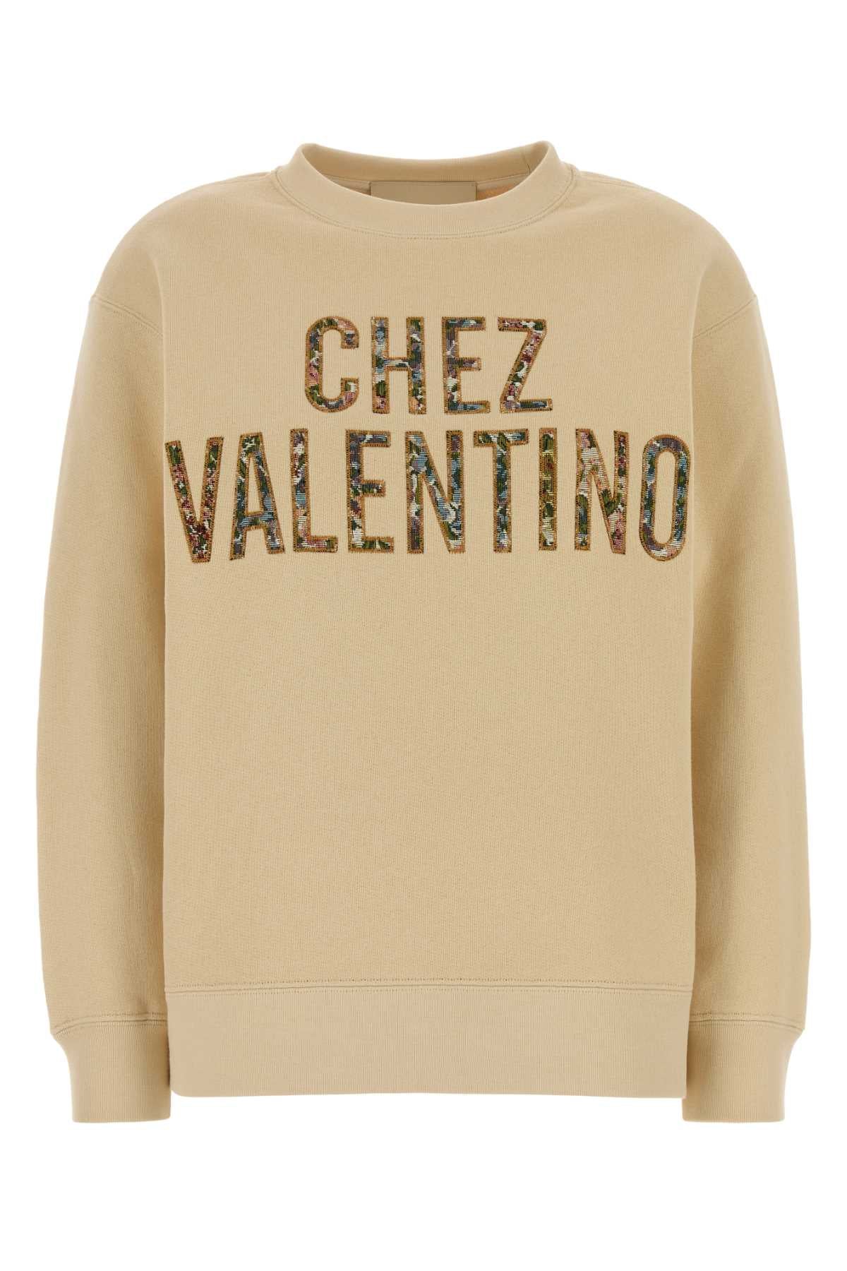 Beige Cotton Sweatshirt Betulla Felpe