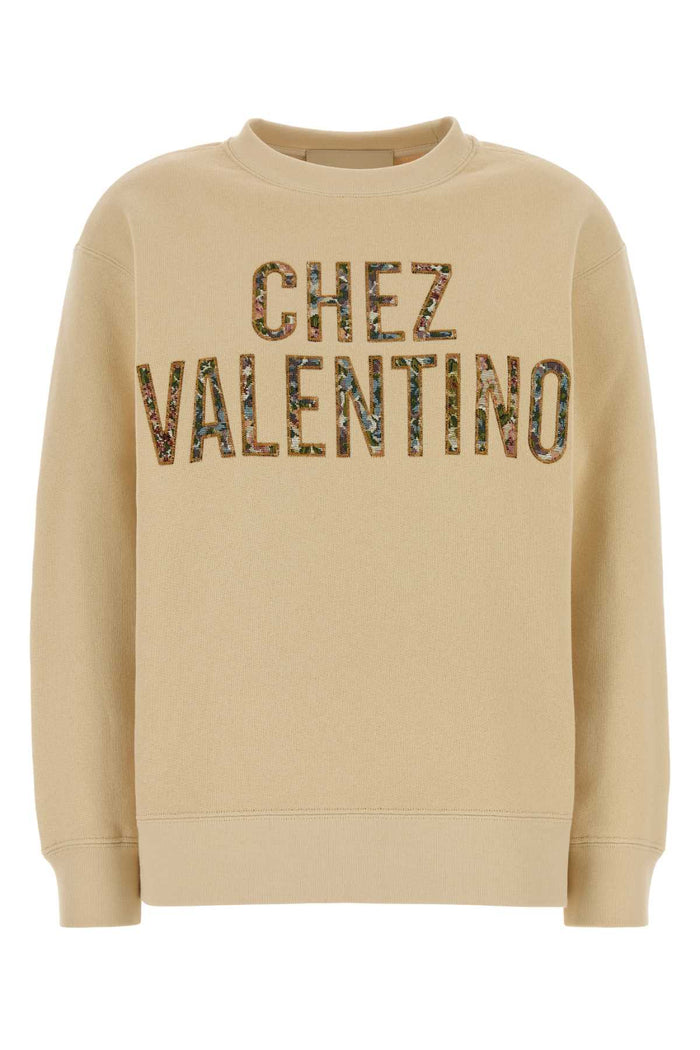 Beige Cotton Sweatshirt Betulla Felpe