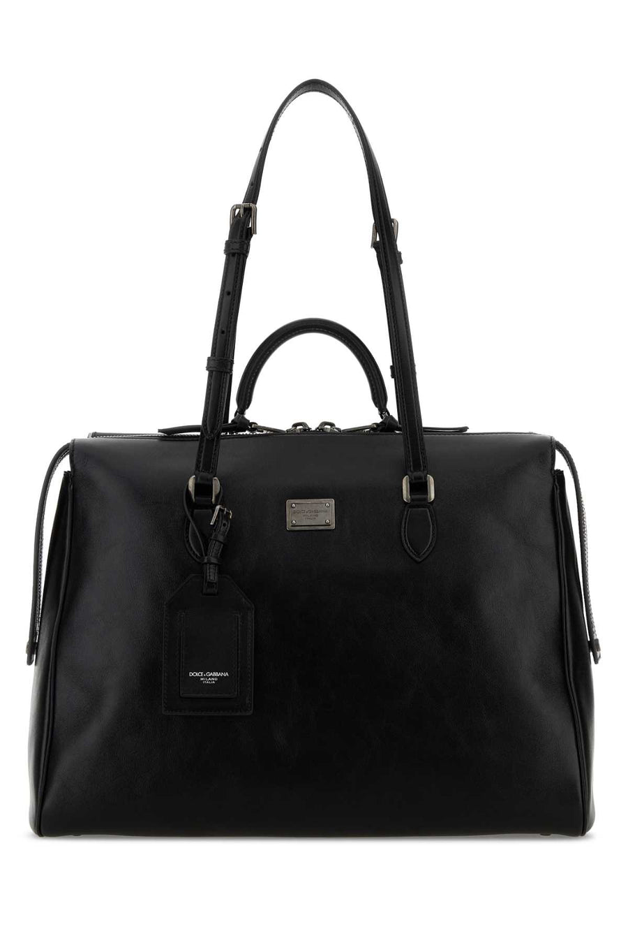Dolce & Gabbana Exterior: 100% Calf leather shoulder bag in black