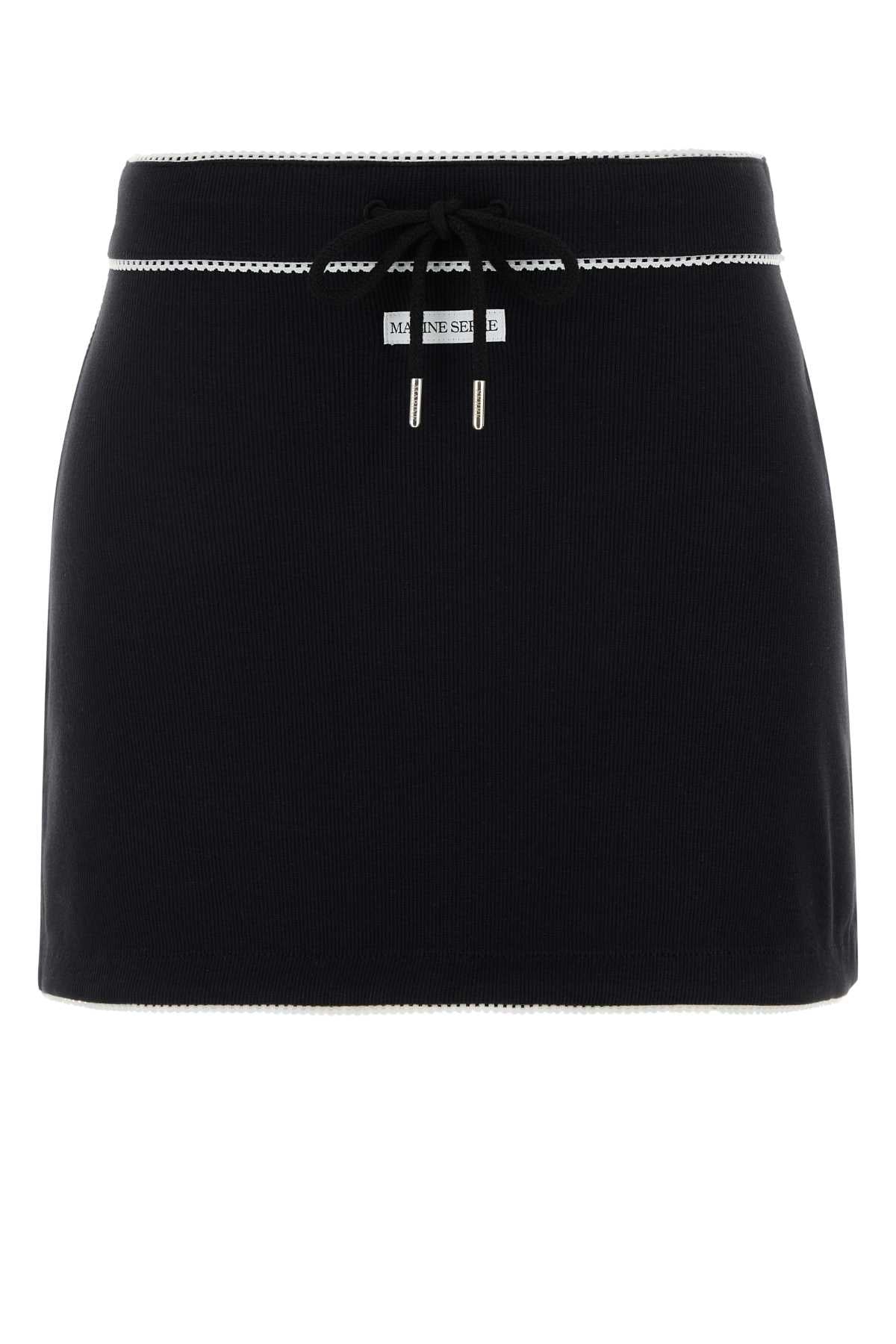 Bk99black Exterior: Cotton Elastane Gonne