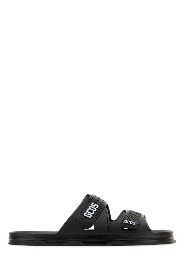 GCDS Exterior: 100% Rubber slider in black