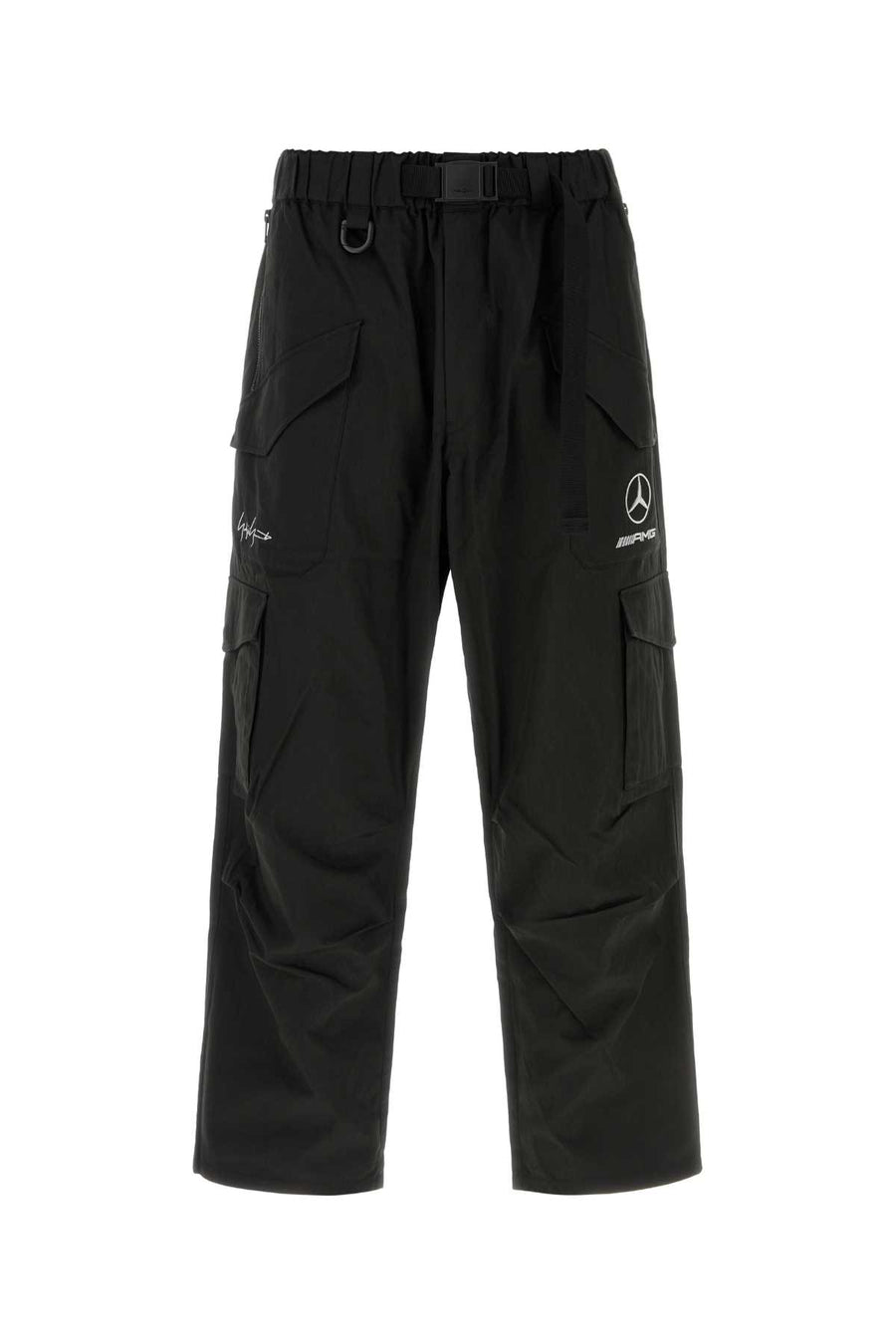 Y3 Mercedes Cargo 68% Cotton 32% Nylon cargo pants in black