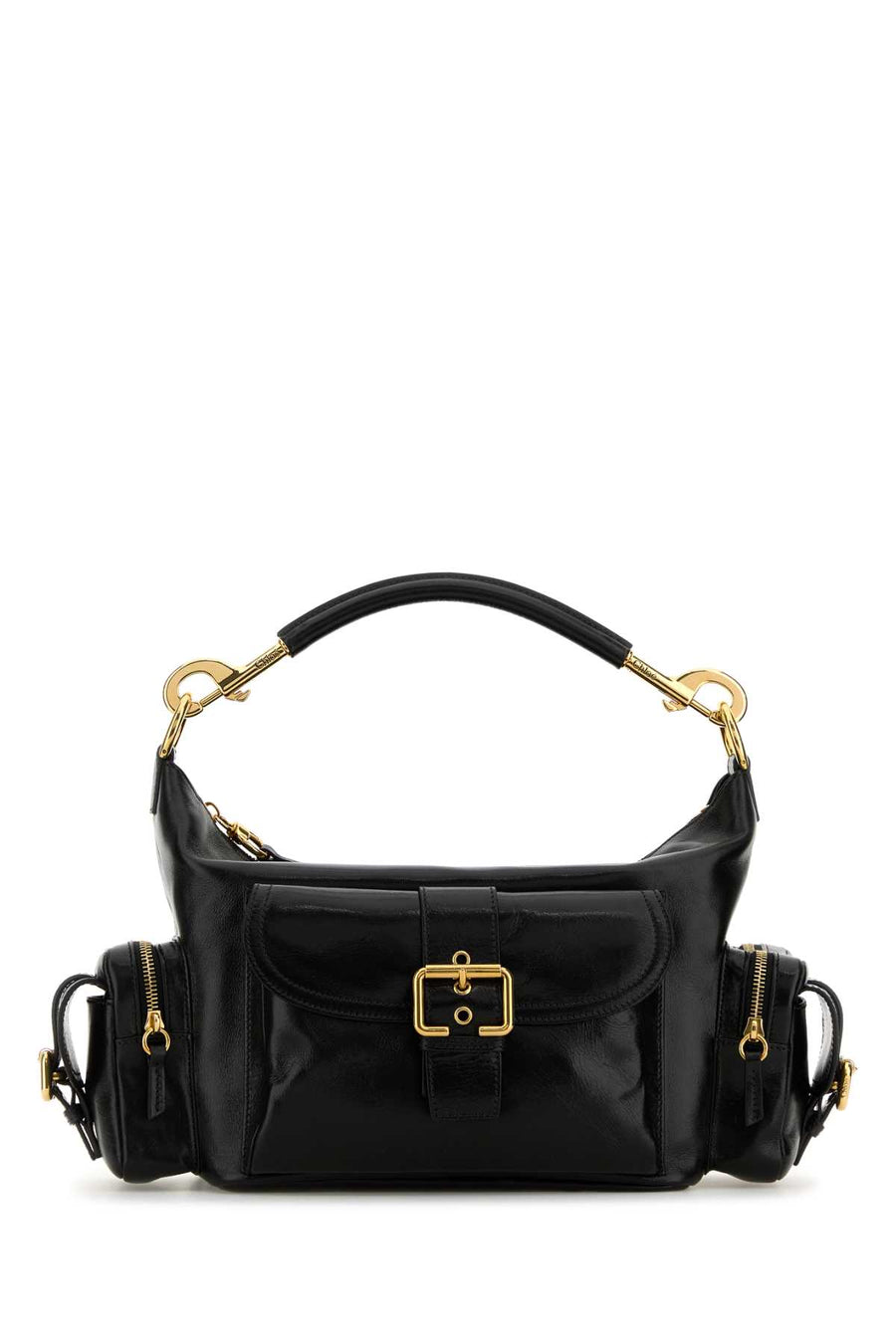 Chloé Exterior: 100% Calf; Lining: 54% Cotton shoulder bag in black