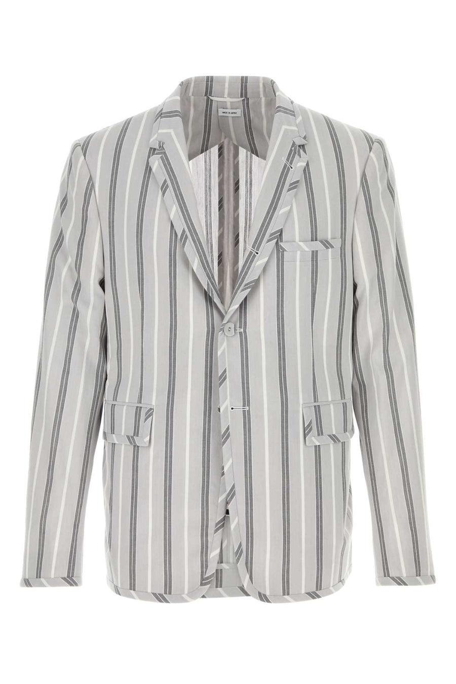 Thom Browne 100% Cotton blazer in gray