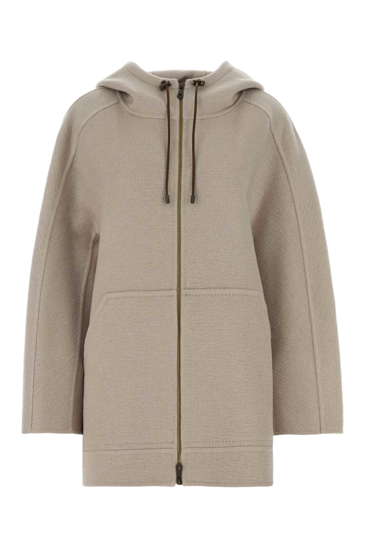 Cappuccino Cashmere Gradi Jacket Sabbia Exterior: Cappotti