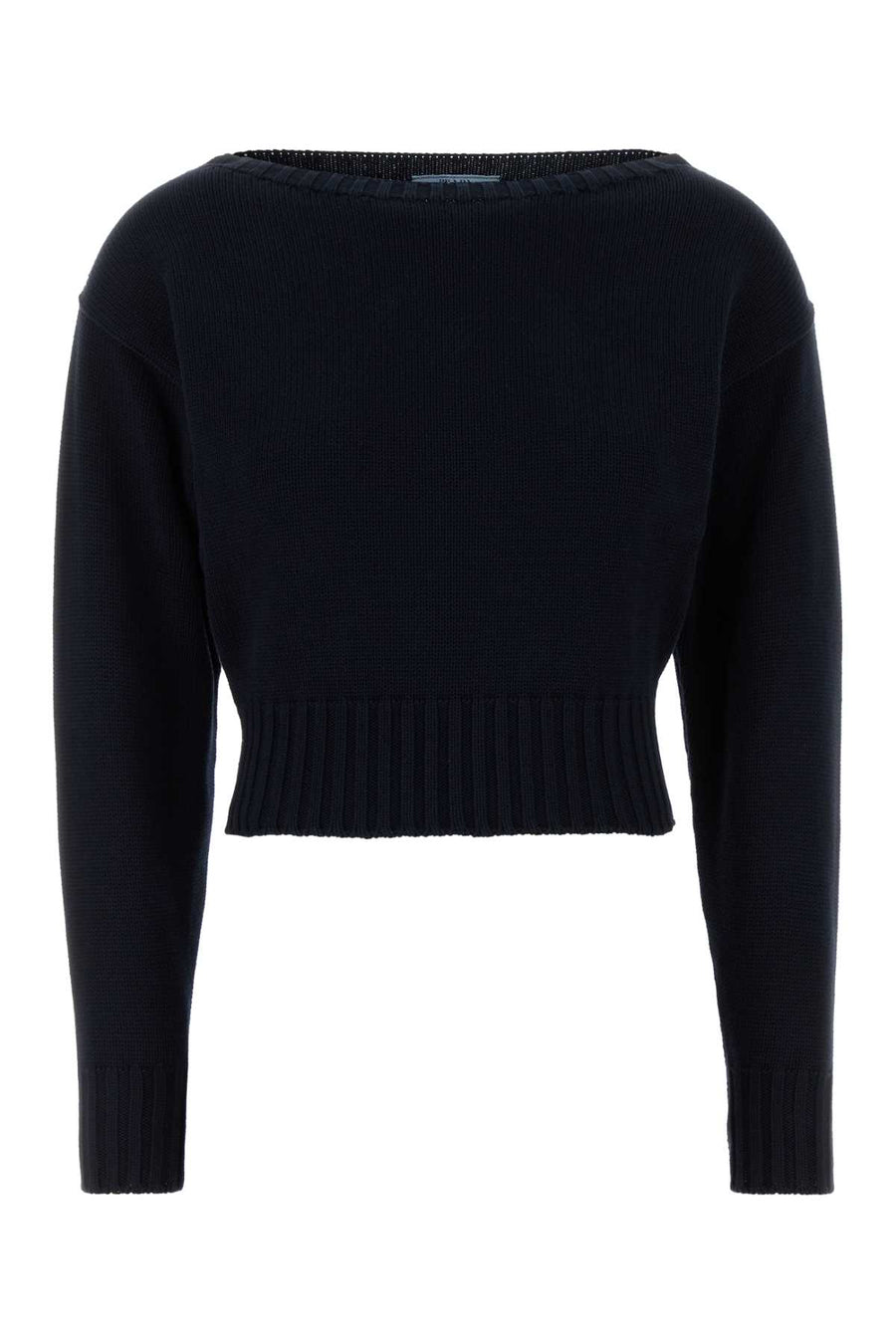 Prada 100% Cotton sweater in navy