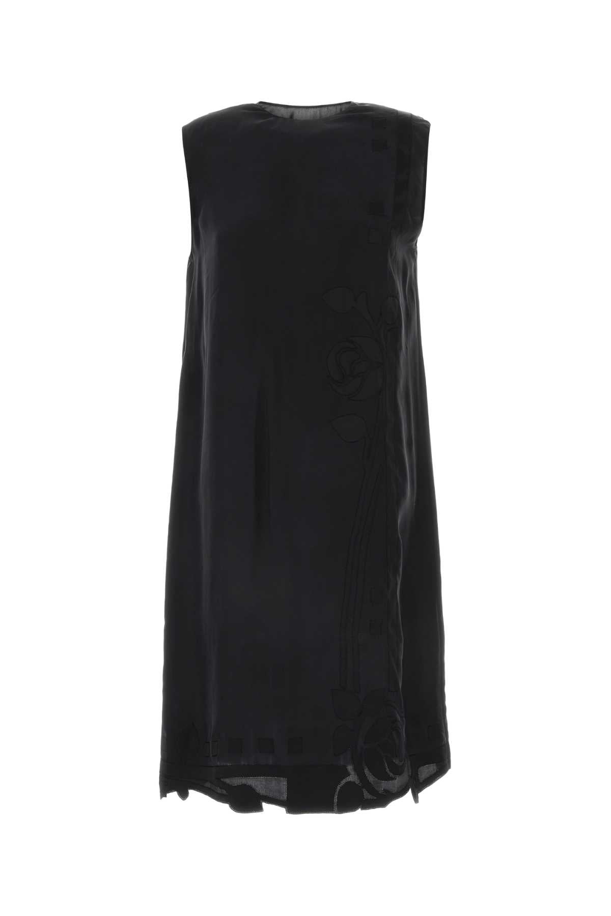 Black Silk Dress Nero Abiti
