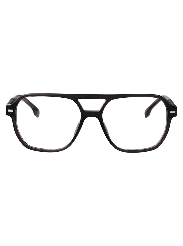 Boss 1843 Grey Havana Acetate Optical