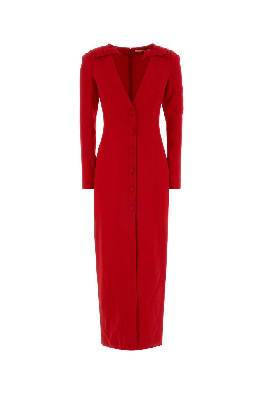 Alessandra Rich Evening Exterior: 64% Viscose dress in red