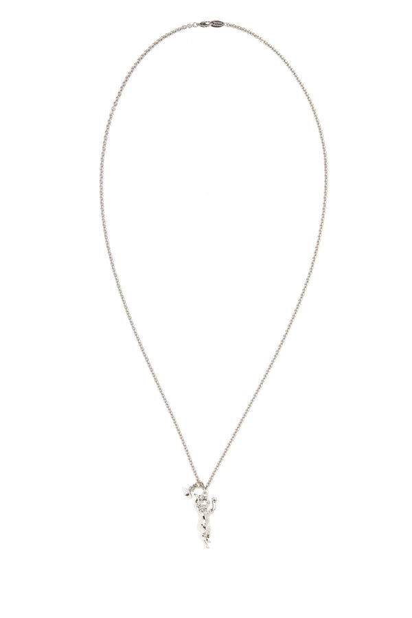 Vivienne Westwood Satyr 100% Metal Fibre necklace in silver