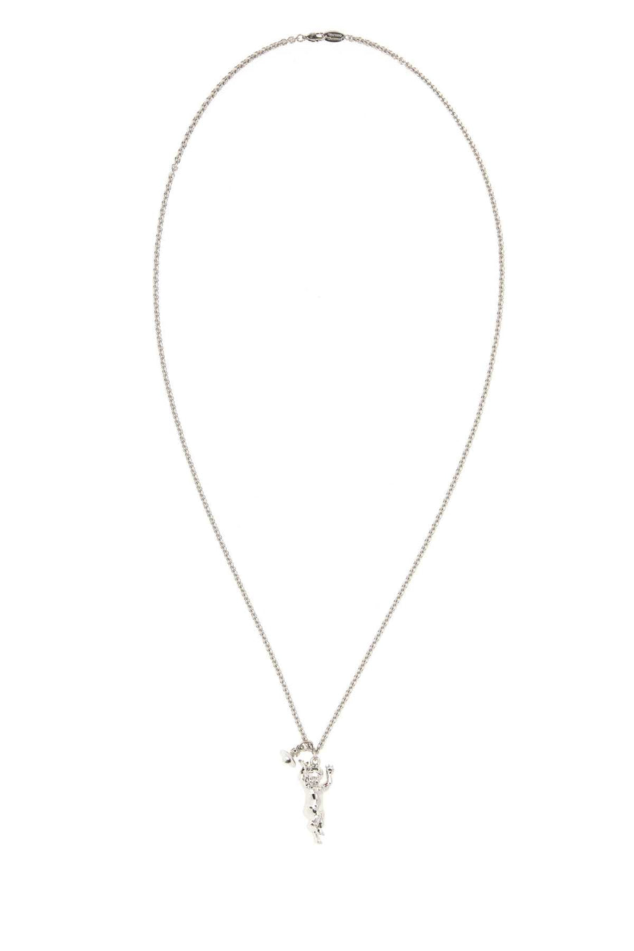 Vivienne Westwood Satyr 100% Metal Fibre necklace in silver