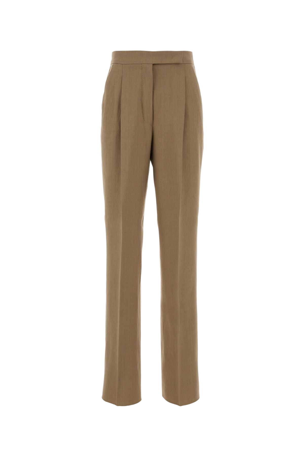 Beige Hemp Abate Pant Deserto Exterior: Pantaloni