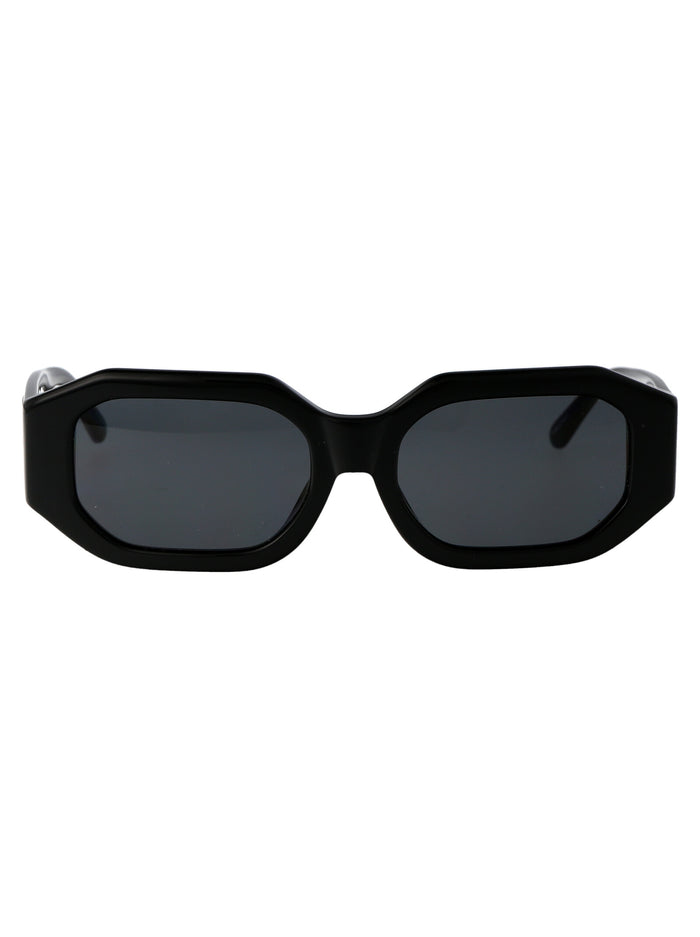 Attico45c1sun C1 Black/silver/grey Acetate Sunglasses