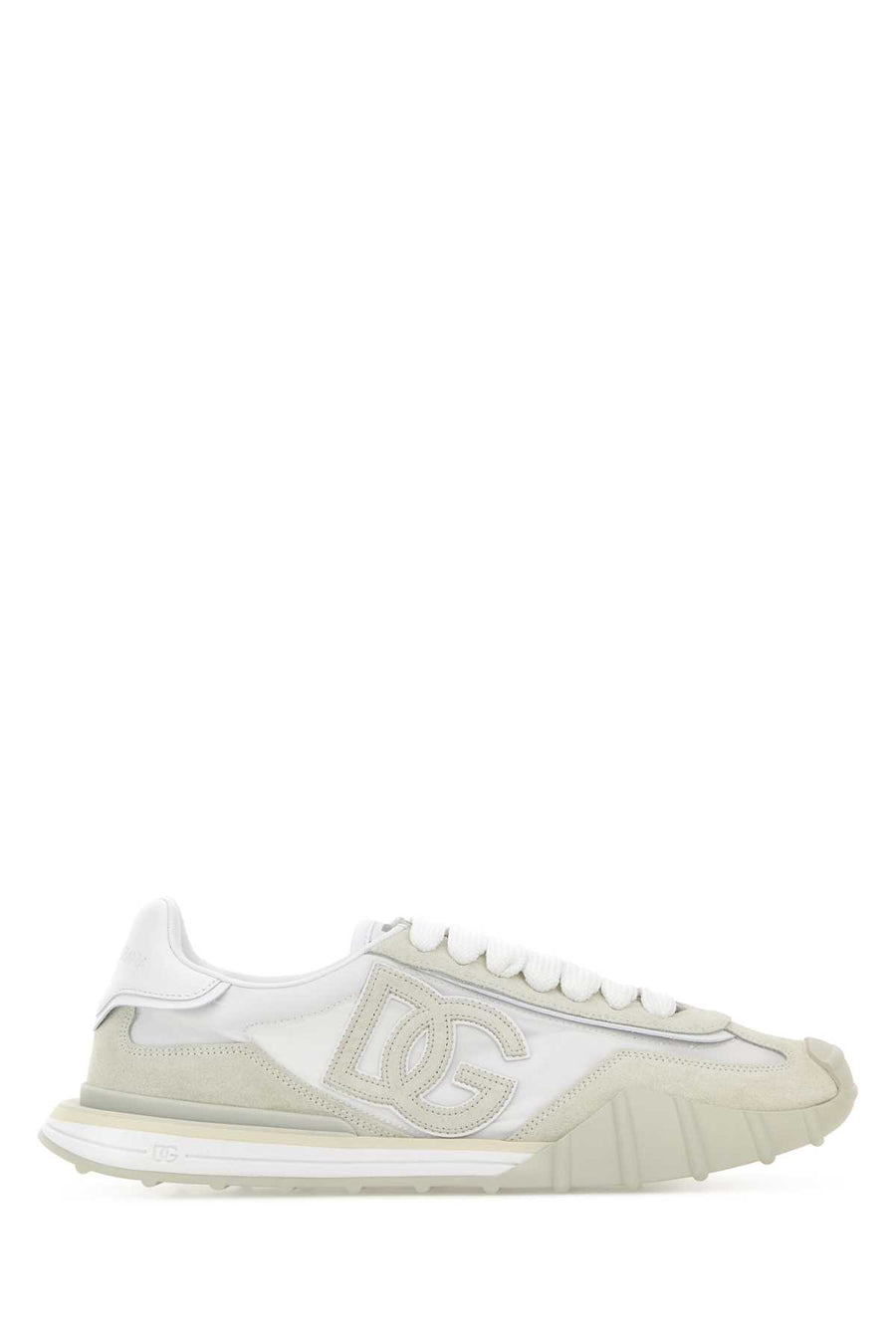 Dolce & Gabbana 54% Vitello (calf leather) sneaker in white